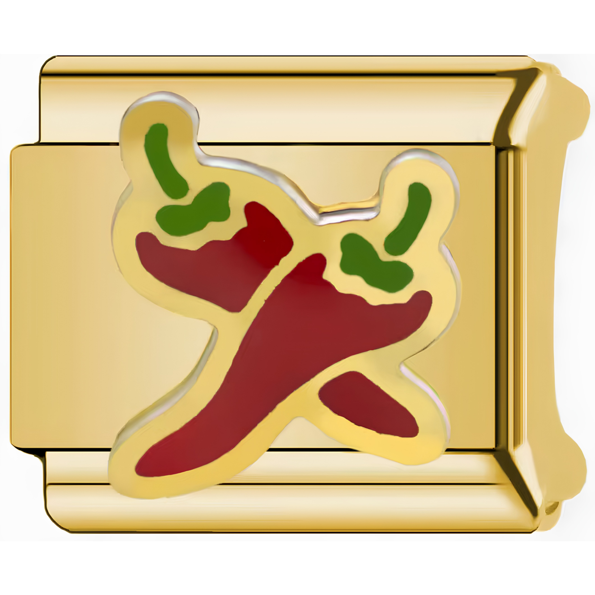 Double Red Pepper Charm