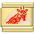 Red Giraffe Charm
