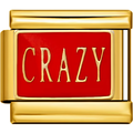 Red "Crazy" Charm