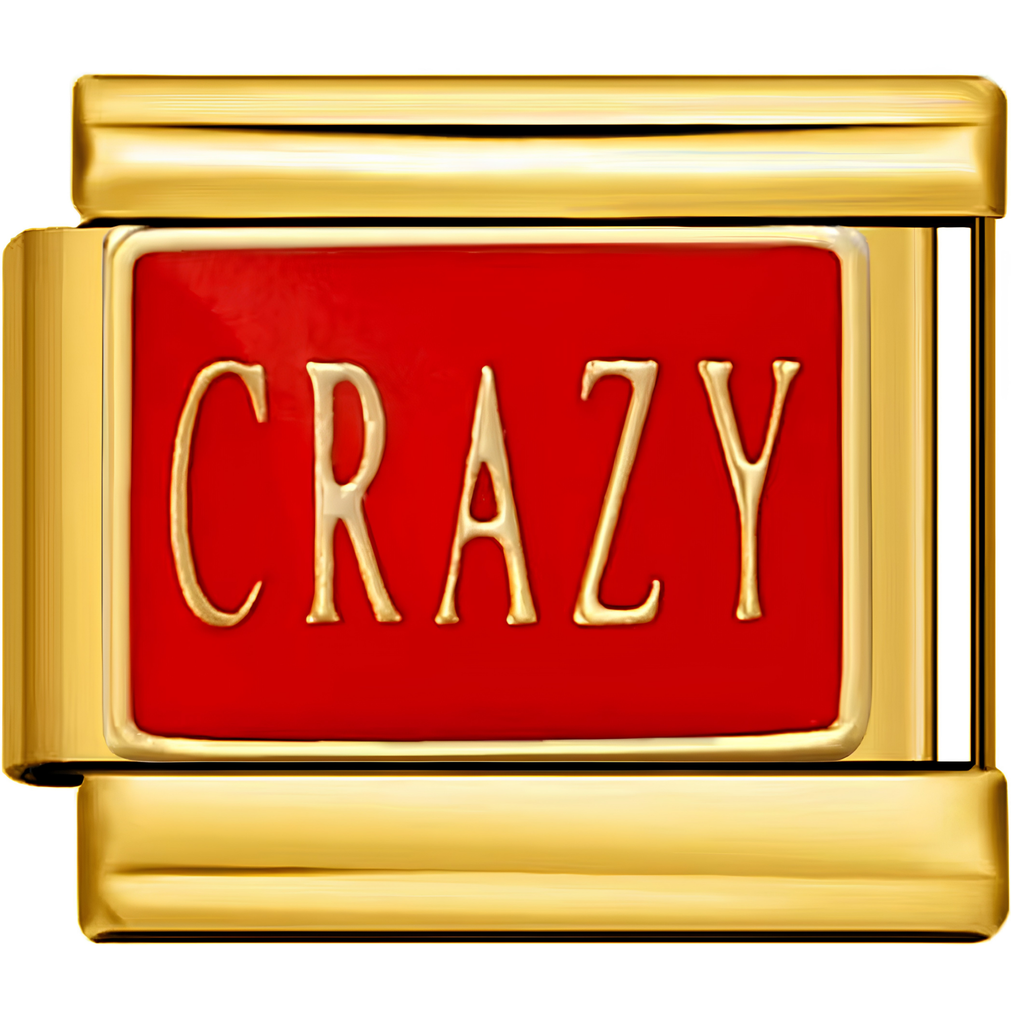 Red "Crazy" Charm