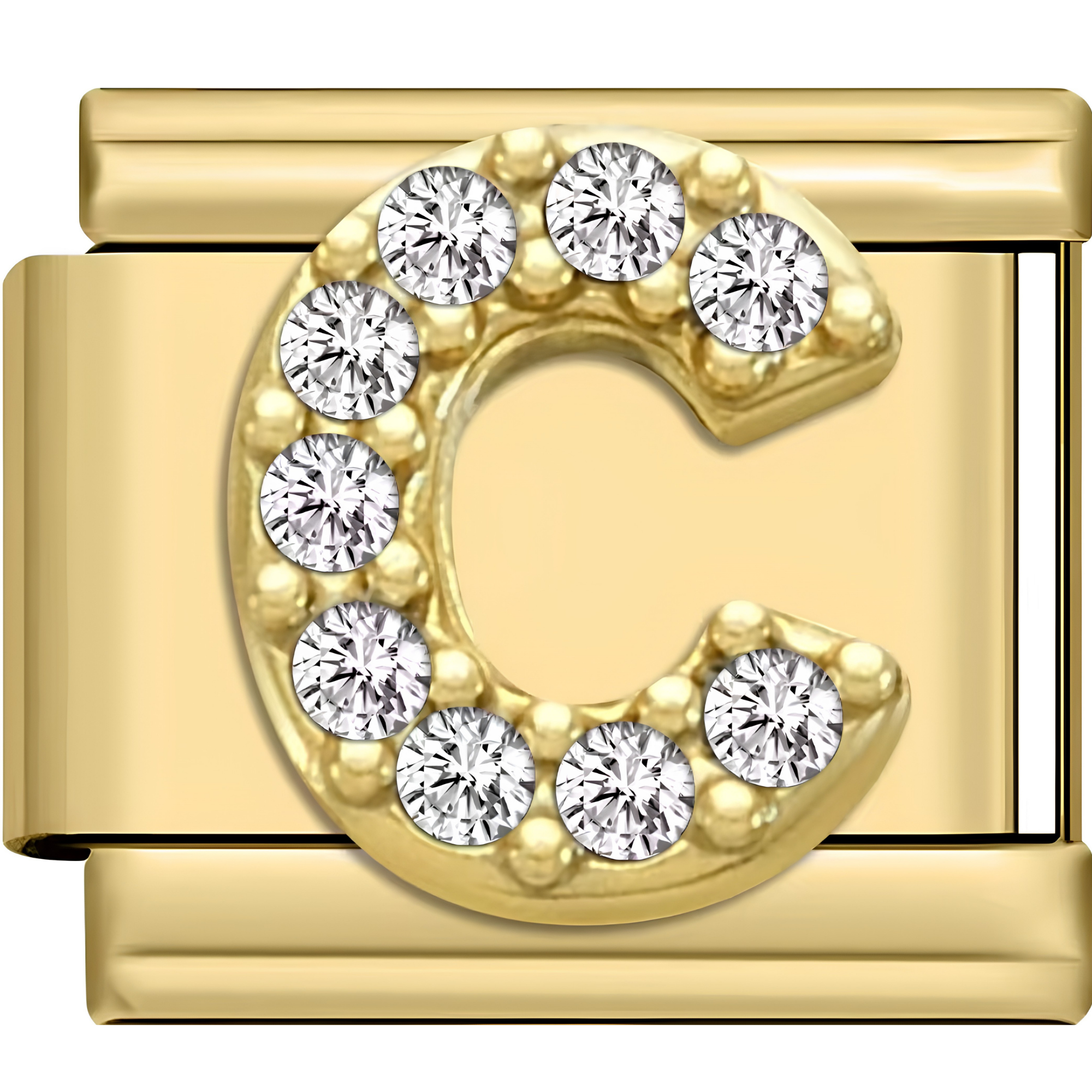 Sparkly Letter Charms
