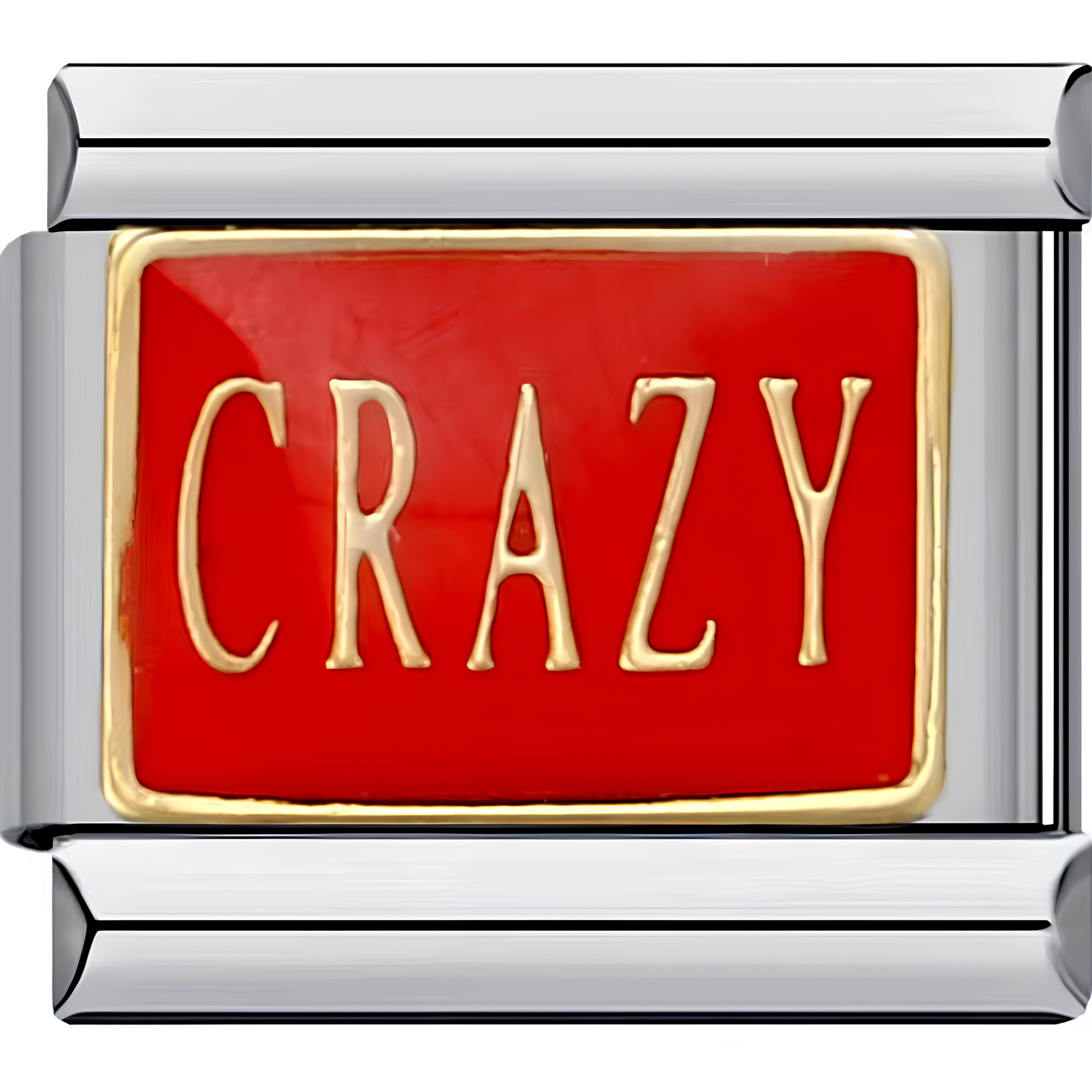 Red "Crazy" Charm