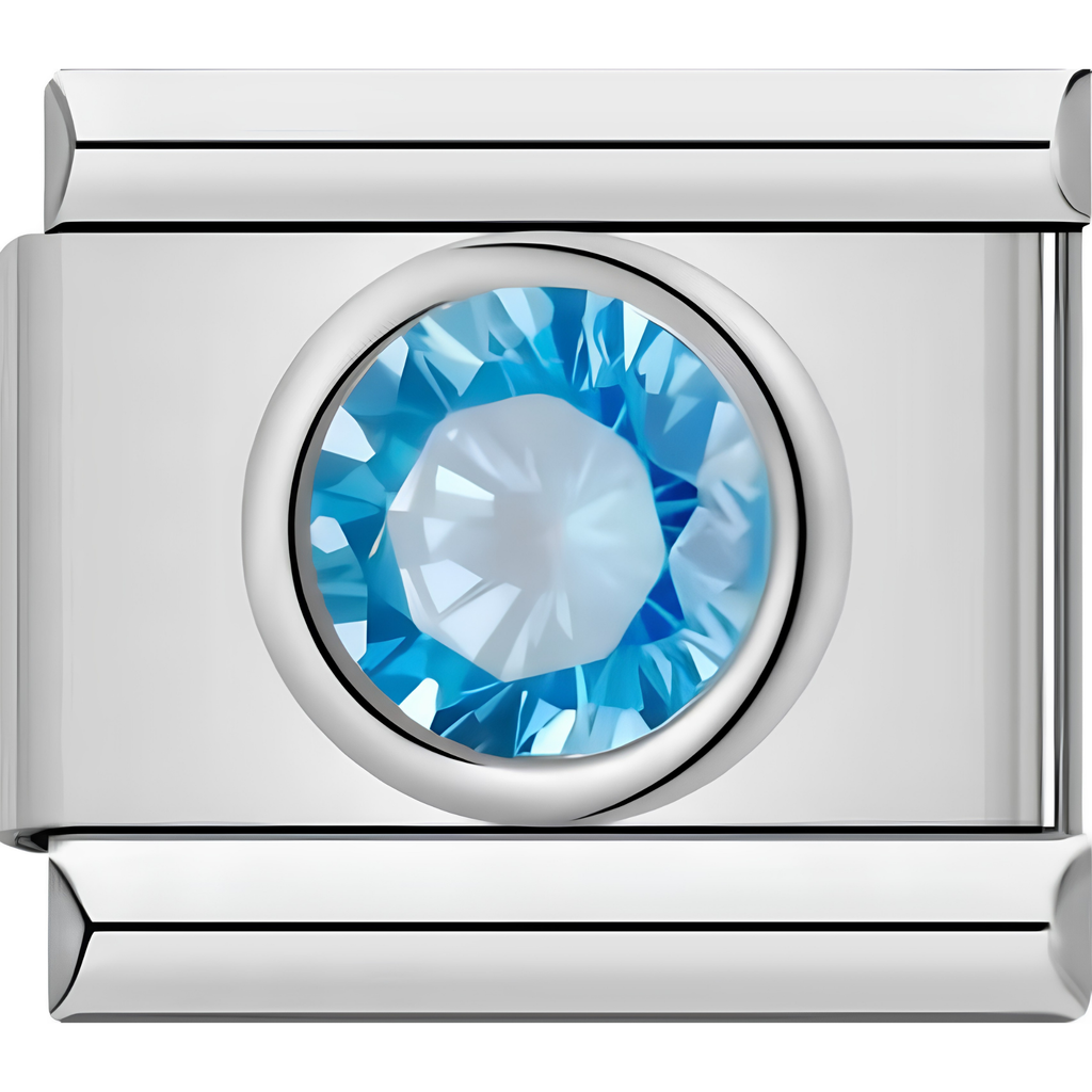 Round Birthstone Charms