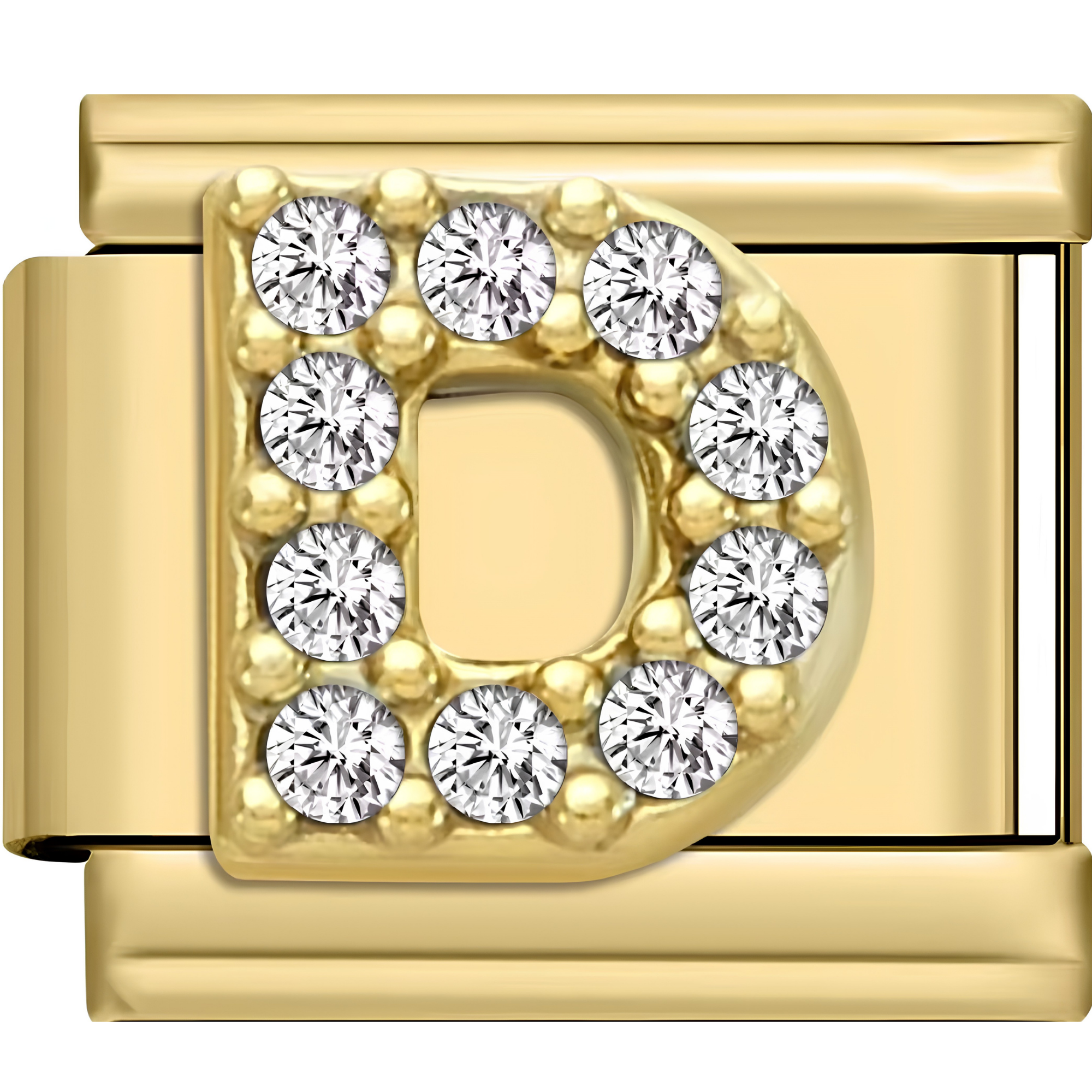 Sparkly Letter Charms