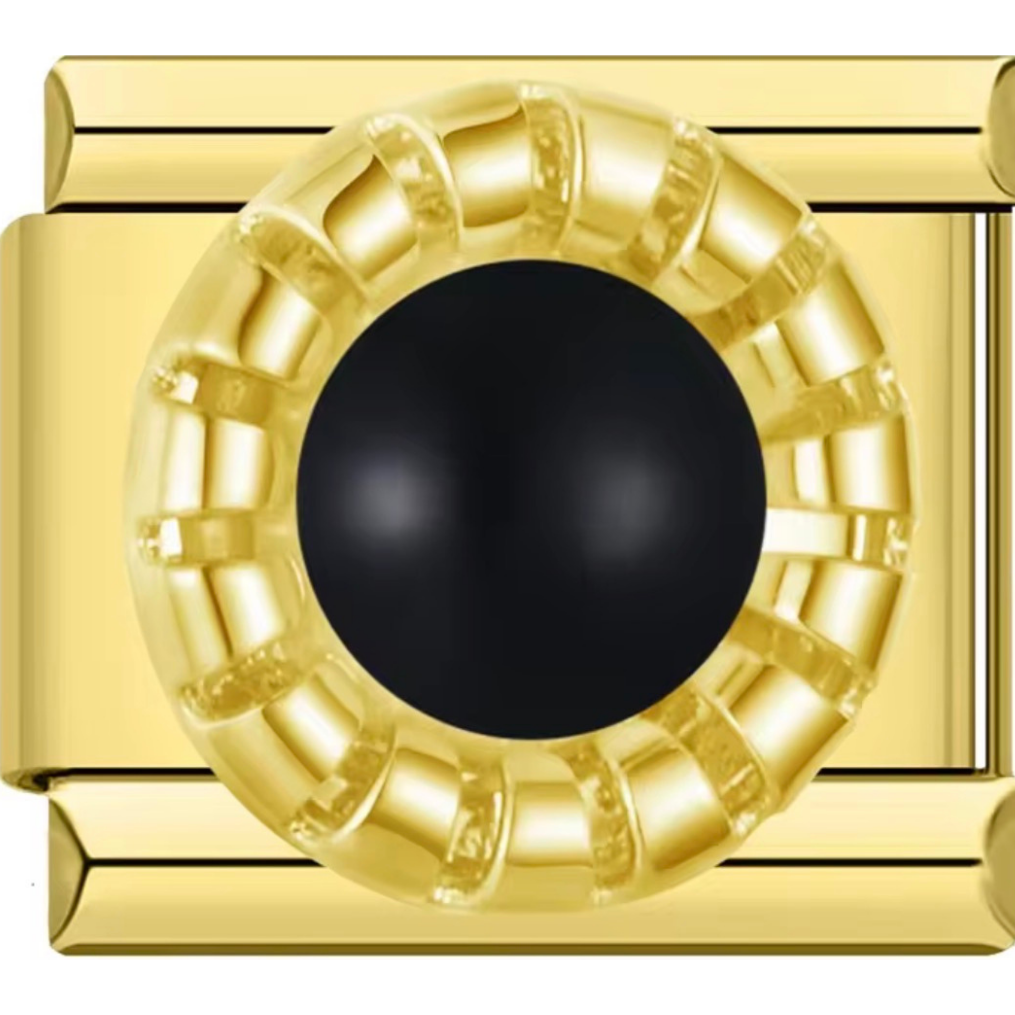 Serrated Bezel Setting Charms