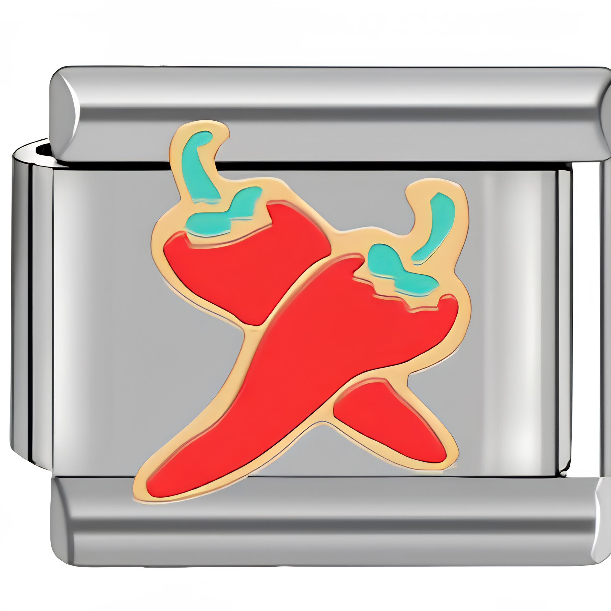 Double Red Pepper Charm