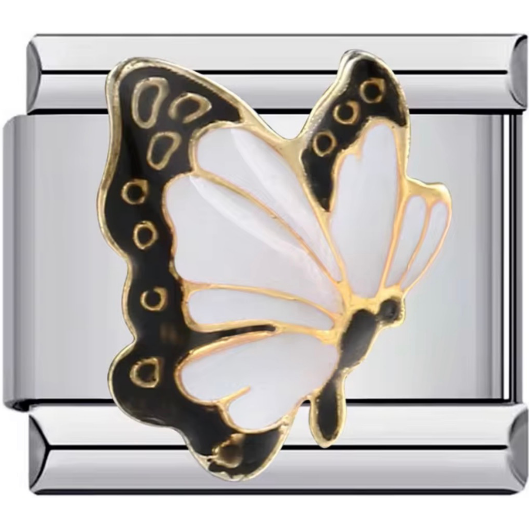 White Butterfly Charm