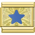 Blue Starburst Charm