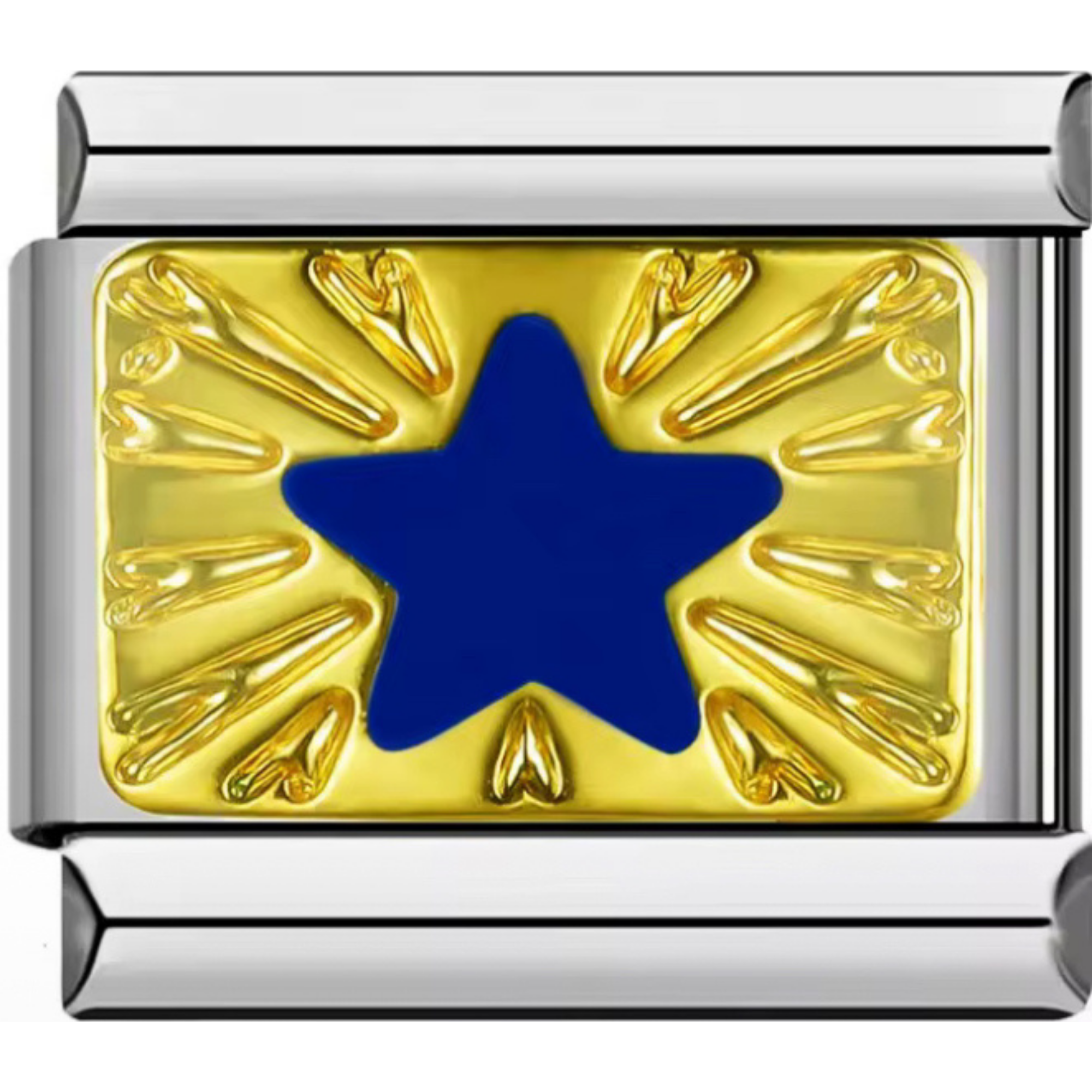 Blue Starburst Charm