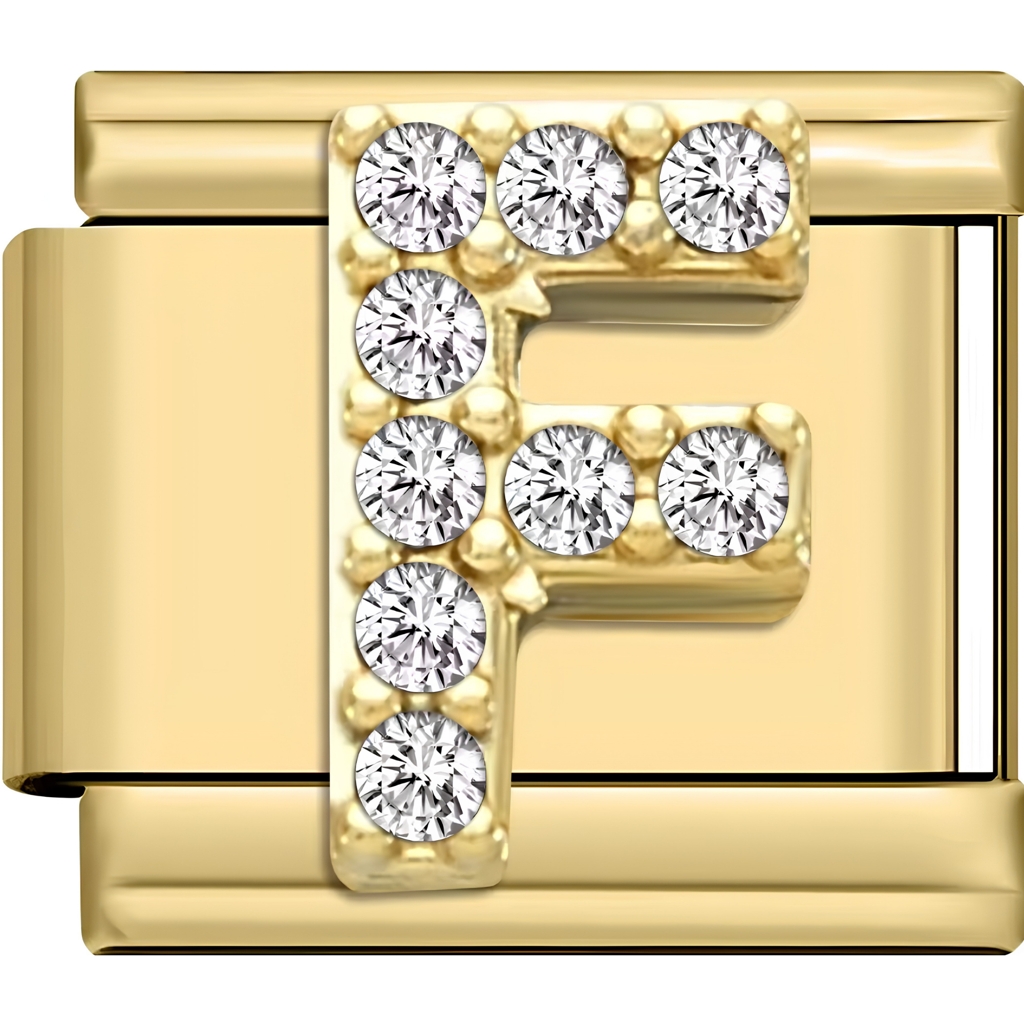 Sparkly Letter Charms
