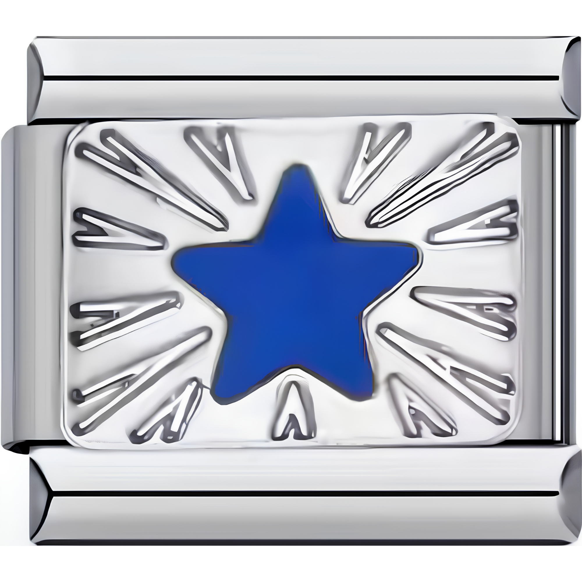 Blue Starburst Charm
