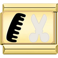 Comb & Scissors Charm