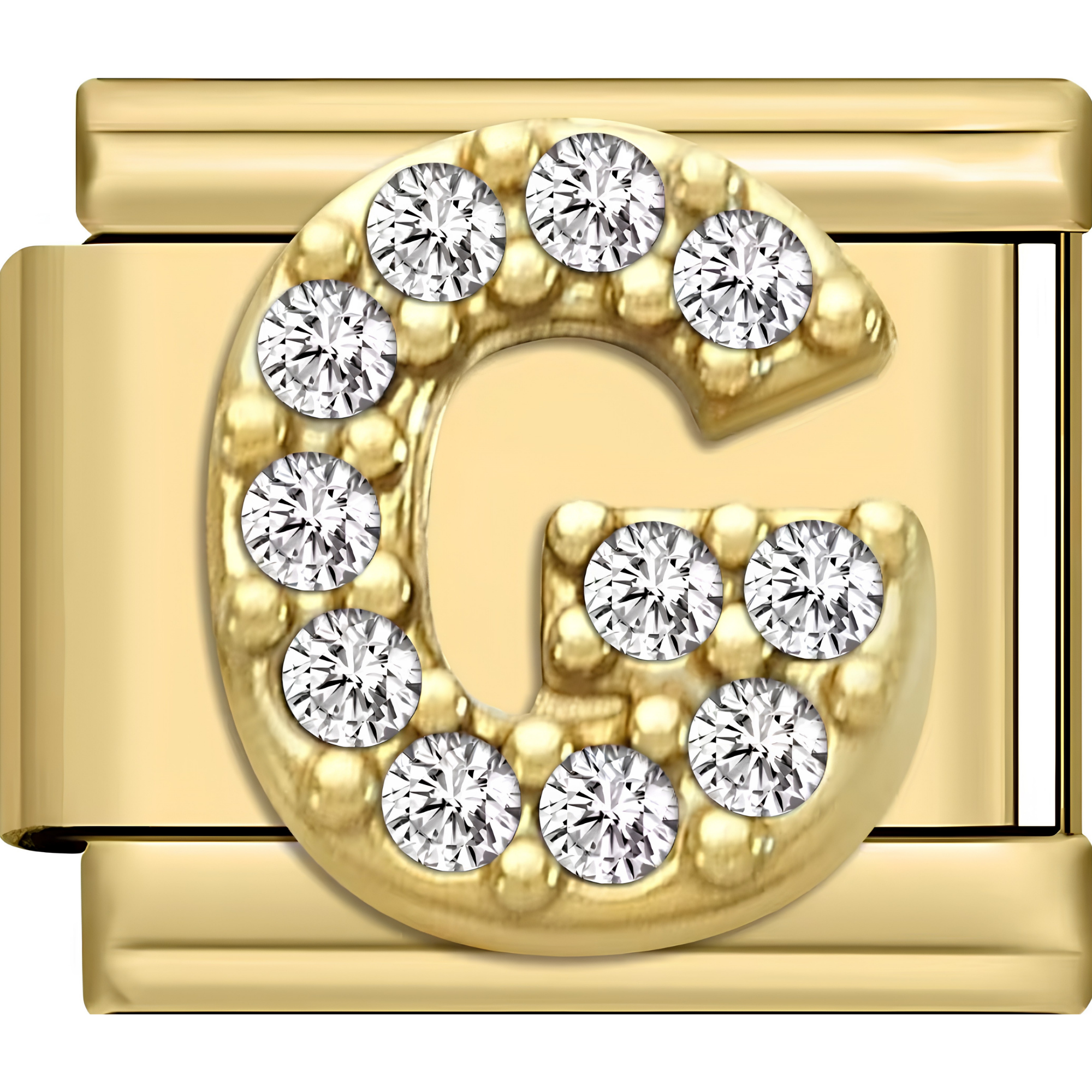 Sparkly Letter Charms