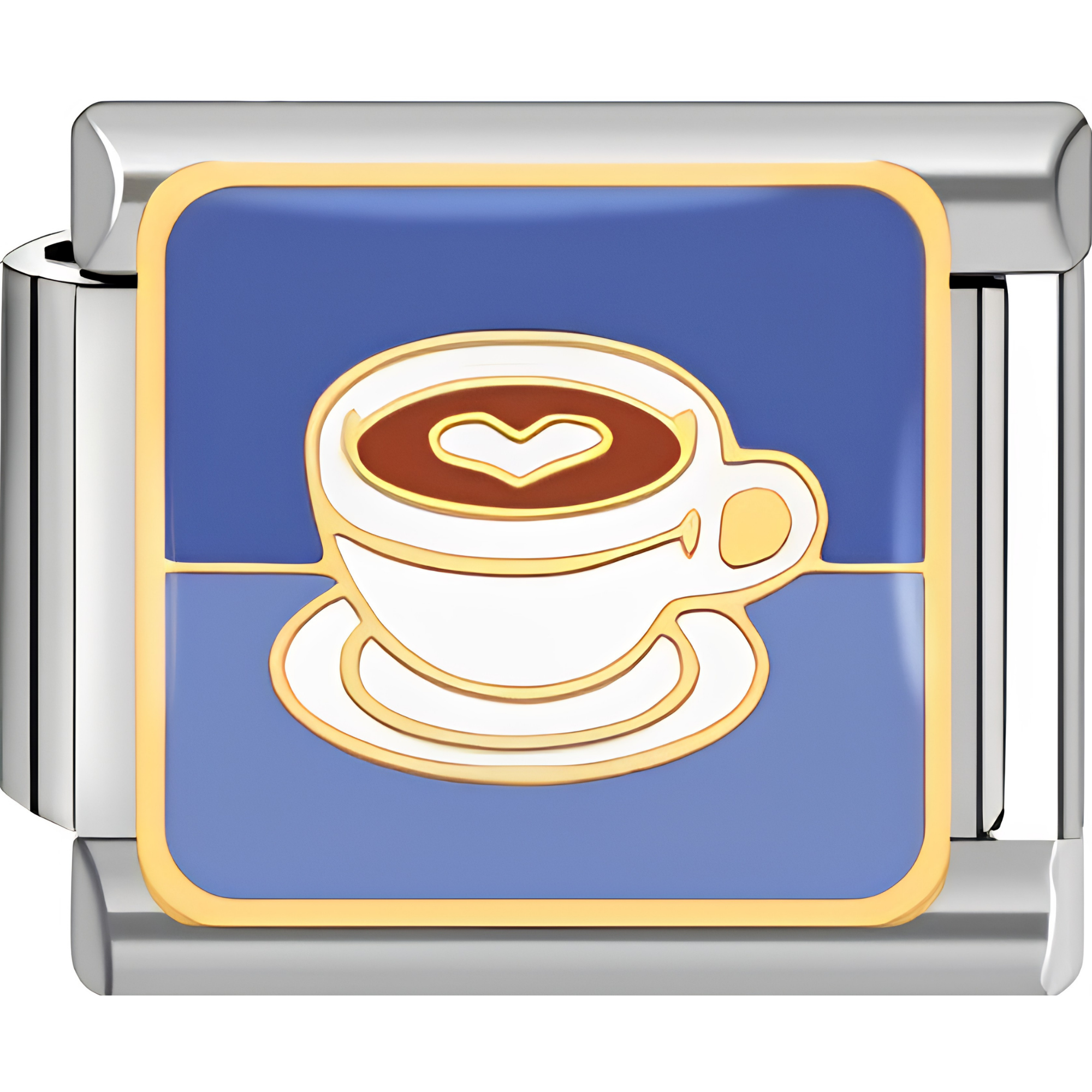 Purple Coffee Cup Charm