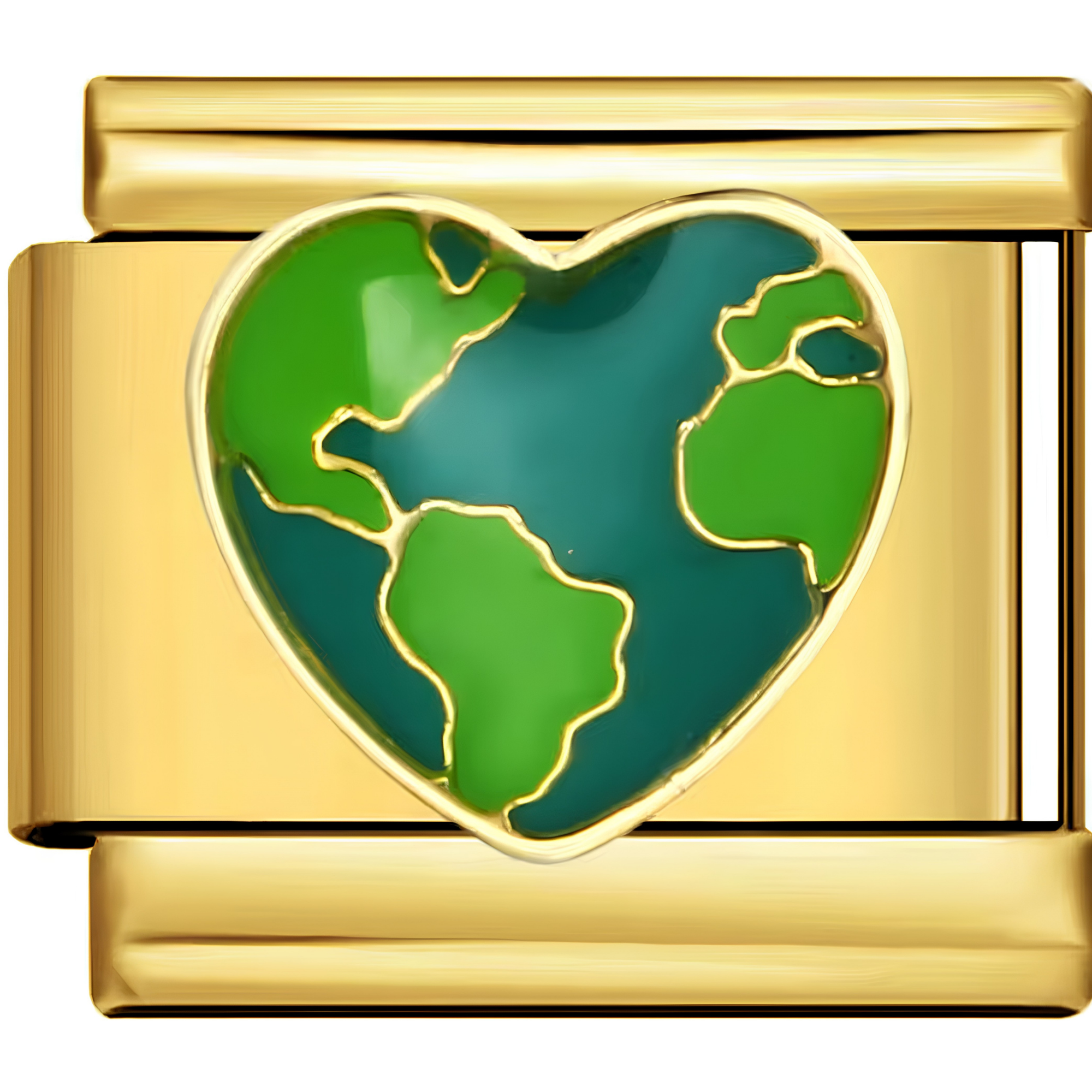 Earth Heart Charm