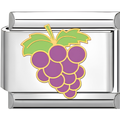 Purple Grapes Charm