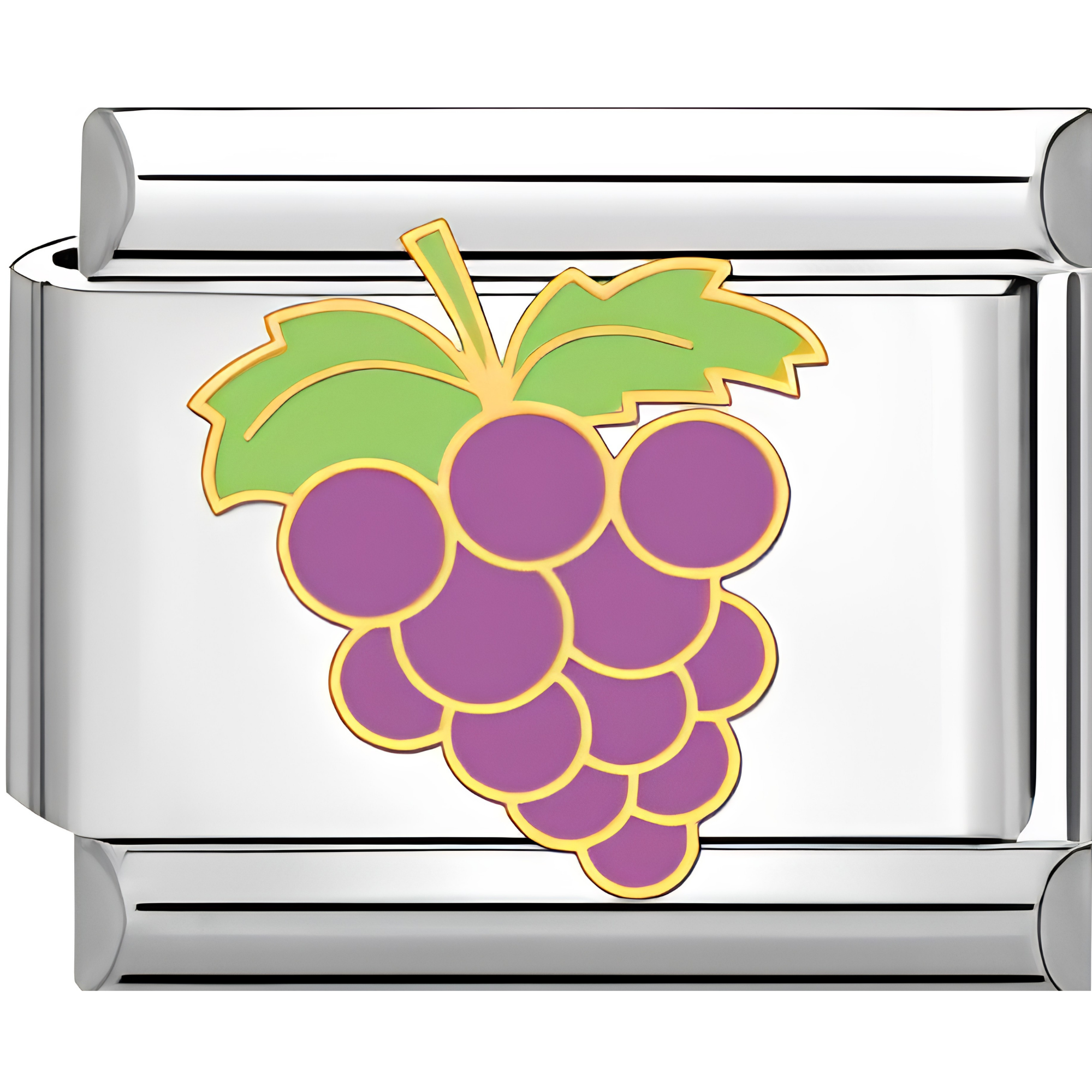 Purple Grapes Charm