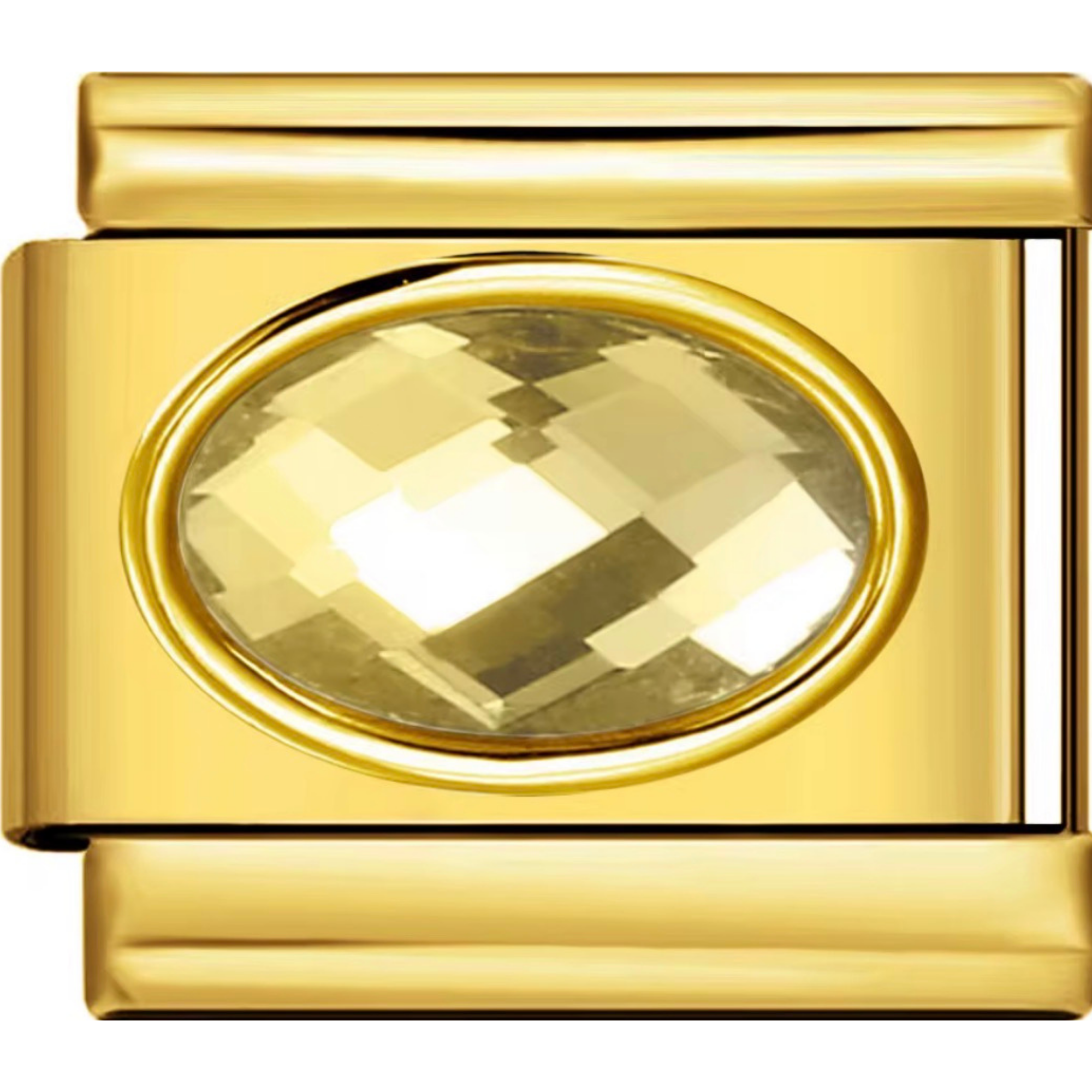 Oval Gem Charms