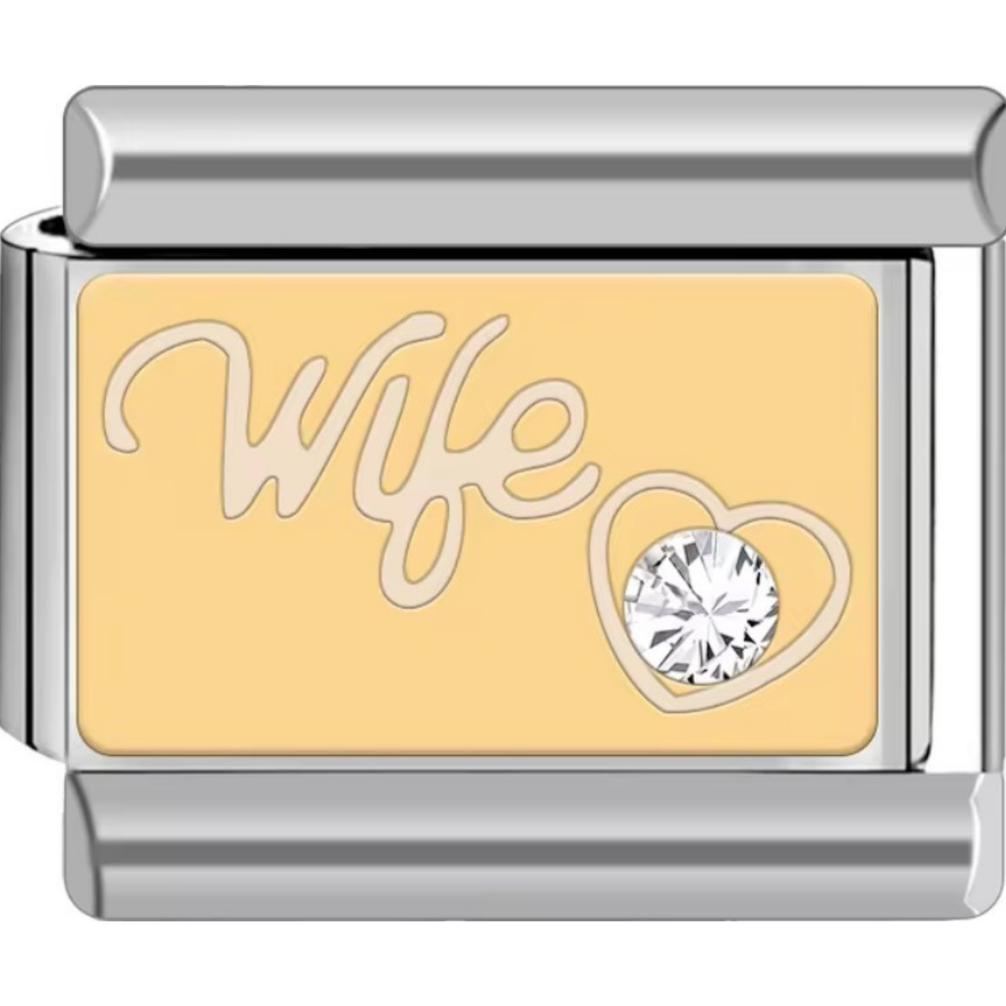 Mixed Metal "Wife" Charms