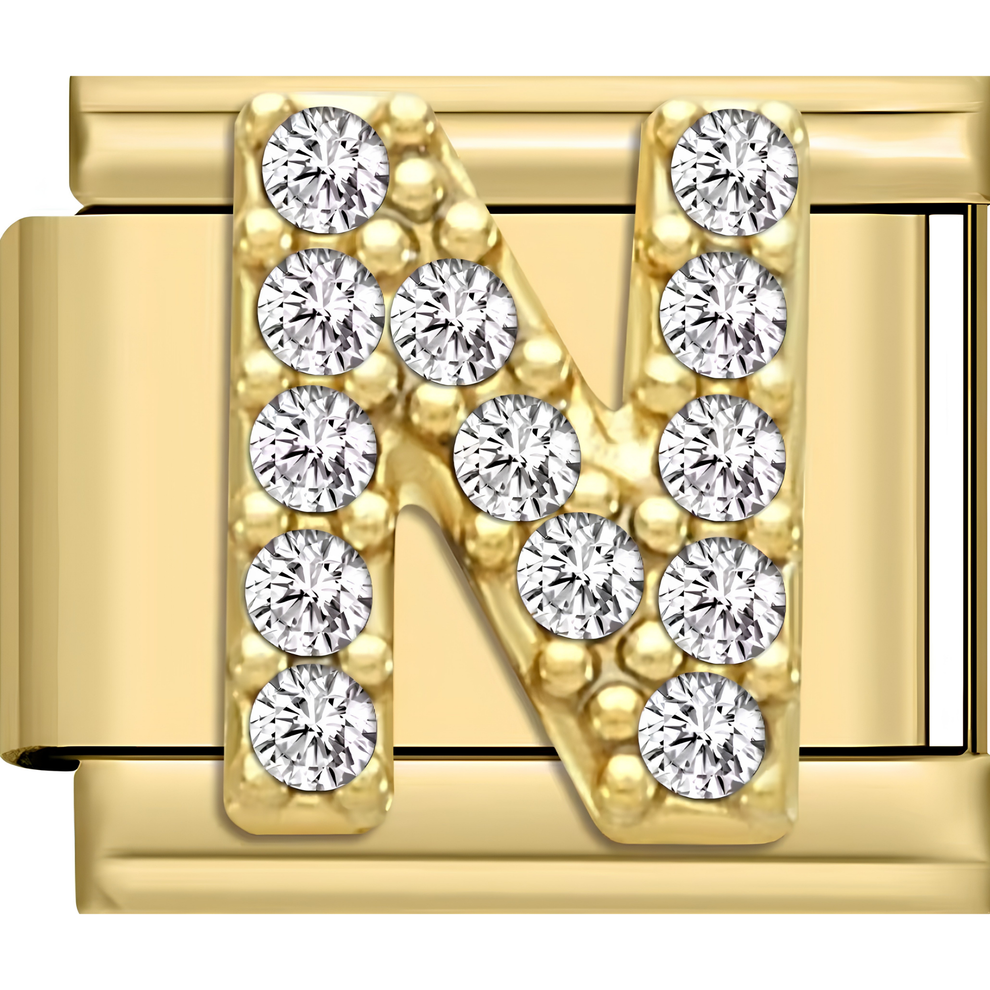 Sparkly Letter Charms