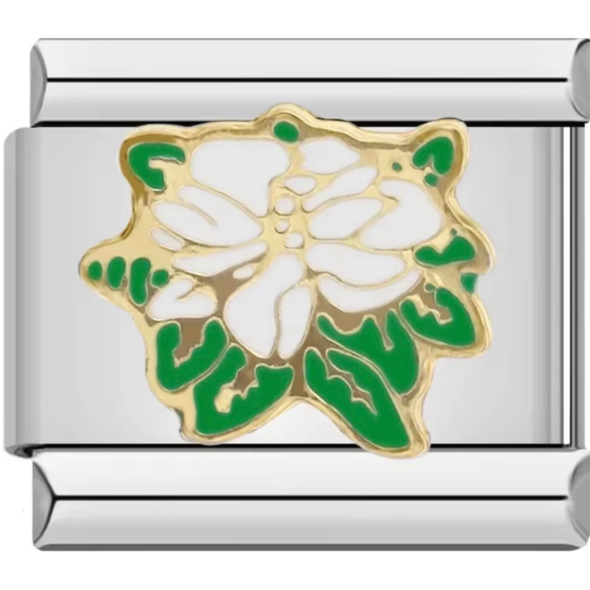 White Flower Charm