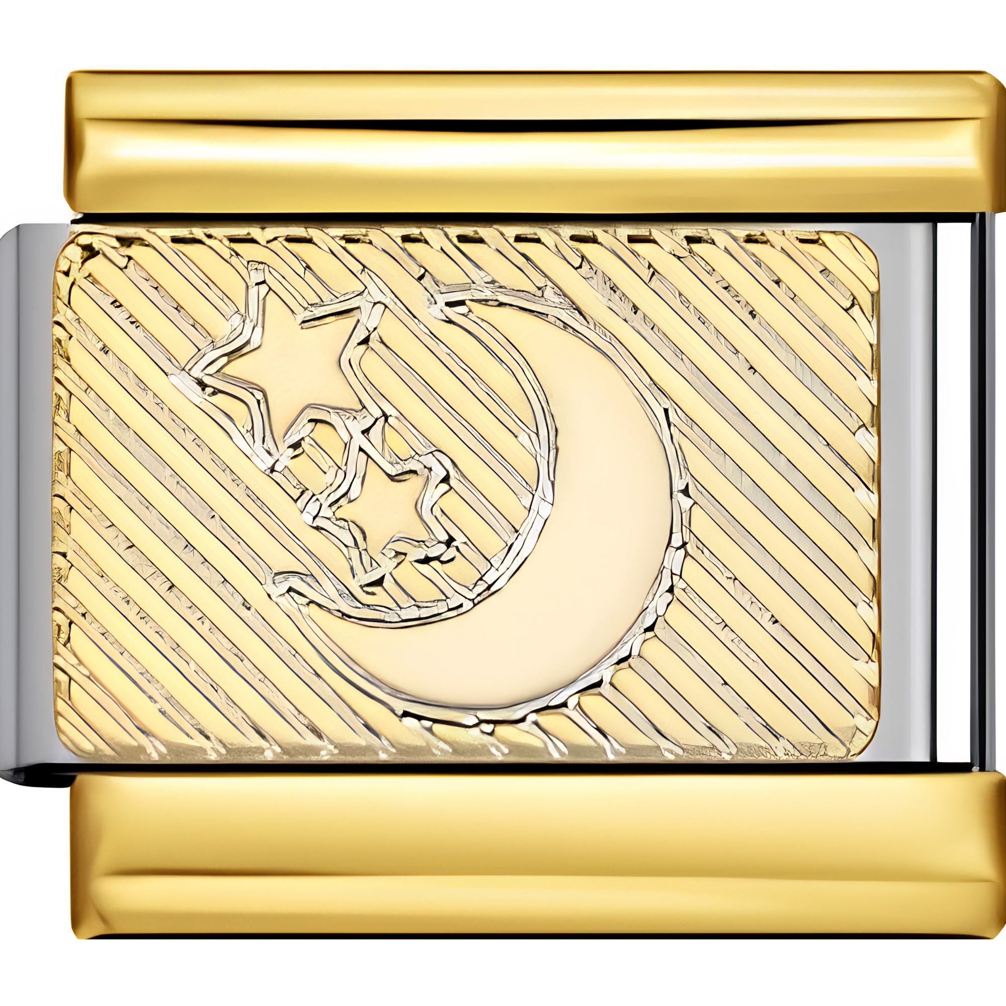 Mixed Metal Textured Charms