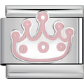 Pink Crown Charm