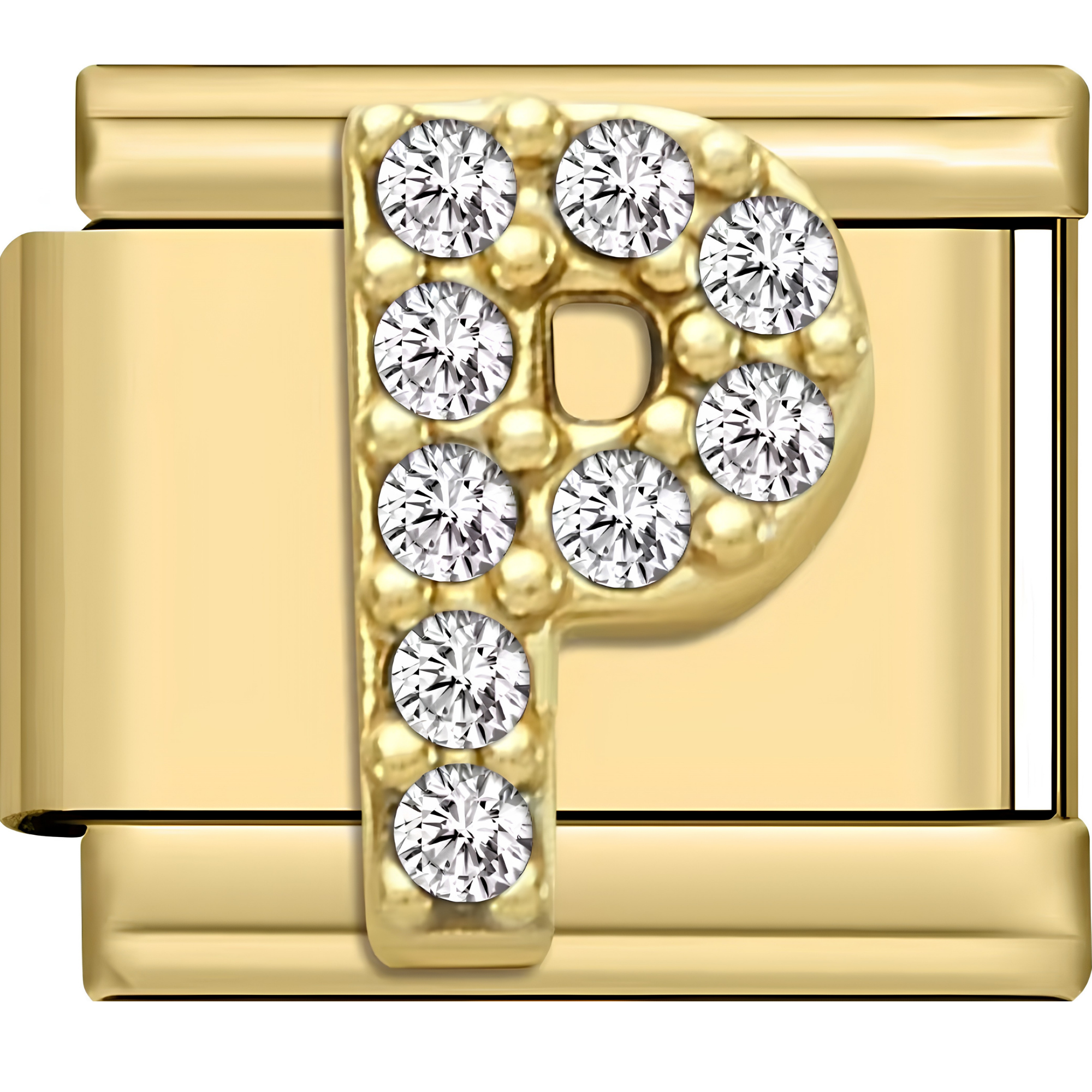 Sparkly Letter Charms