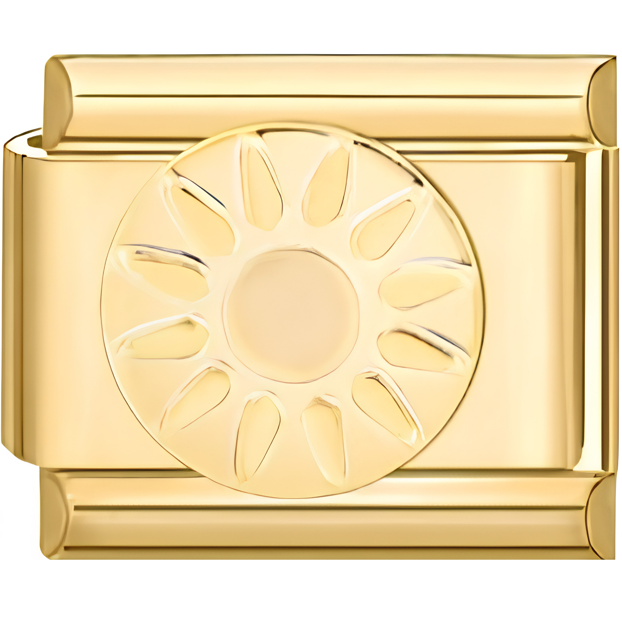 Gold Sun Charm