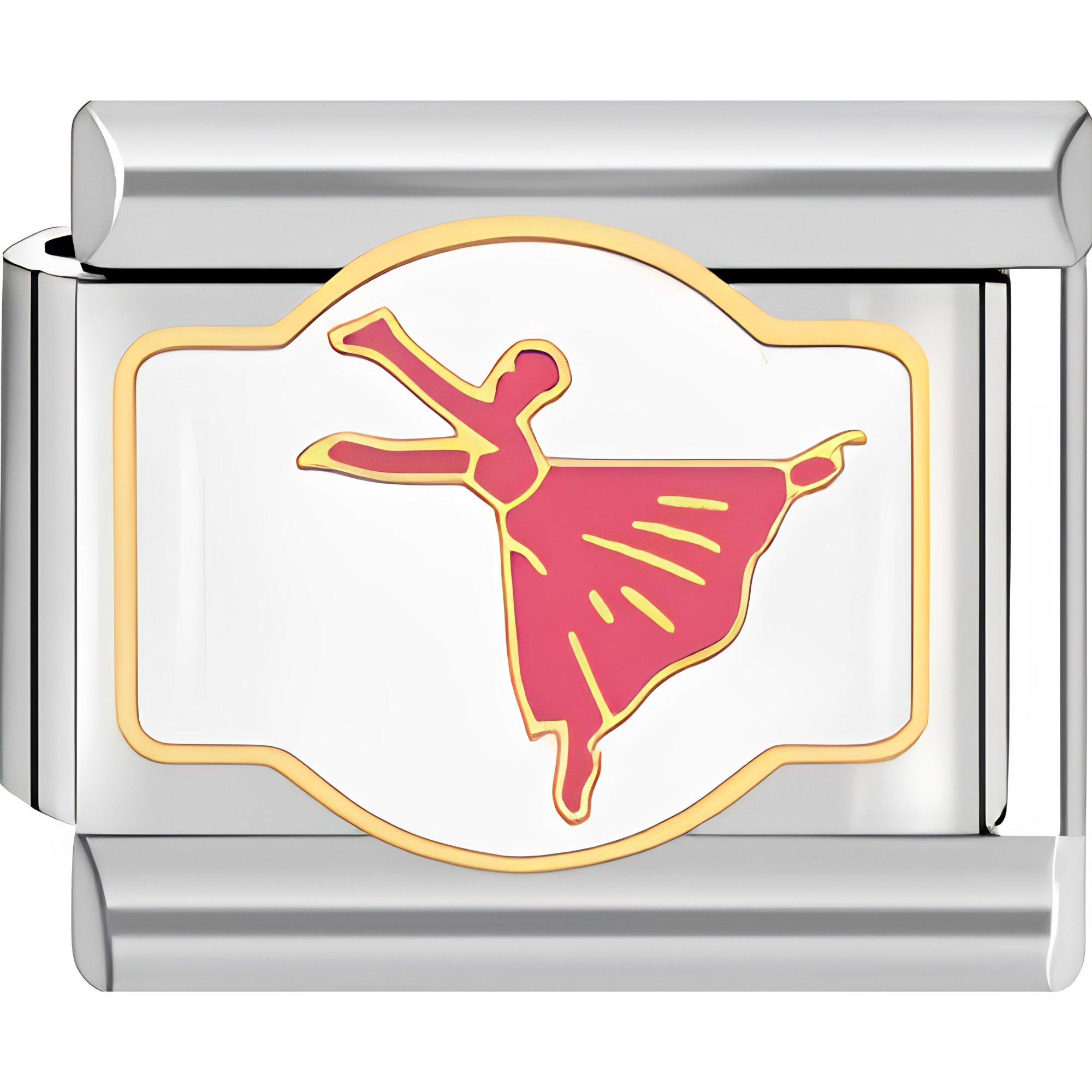 Pink Ballerina Charm