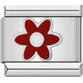 Simple Red Flower Charm