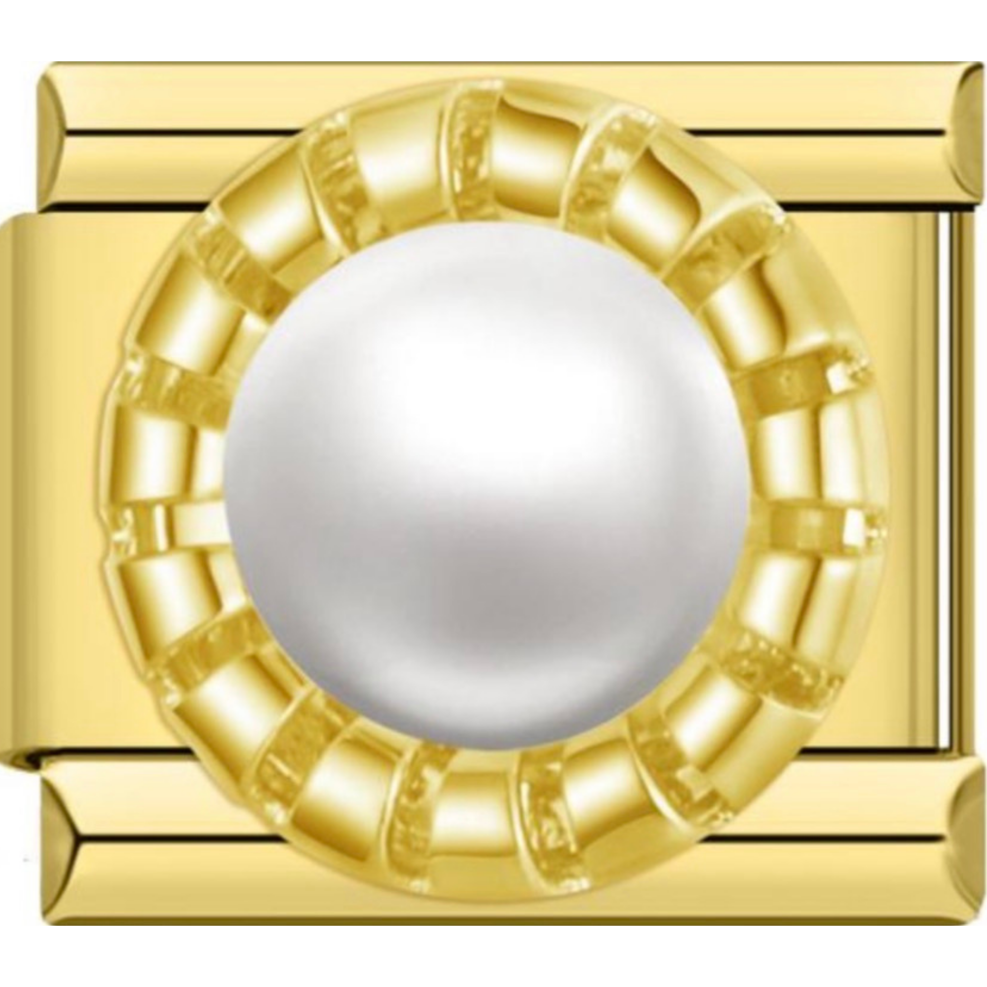 Serrated Bezel Setting Charms