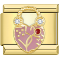 Heart Padlock Charms