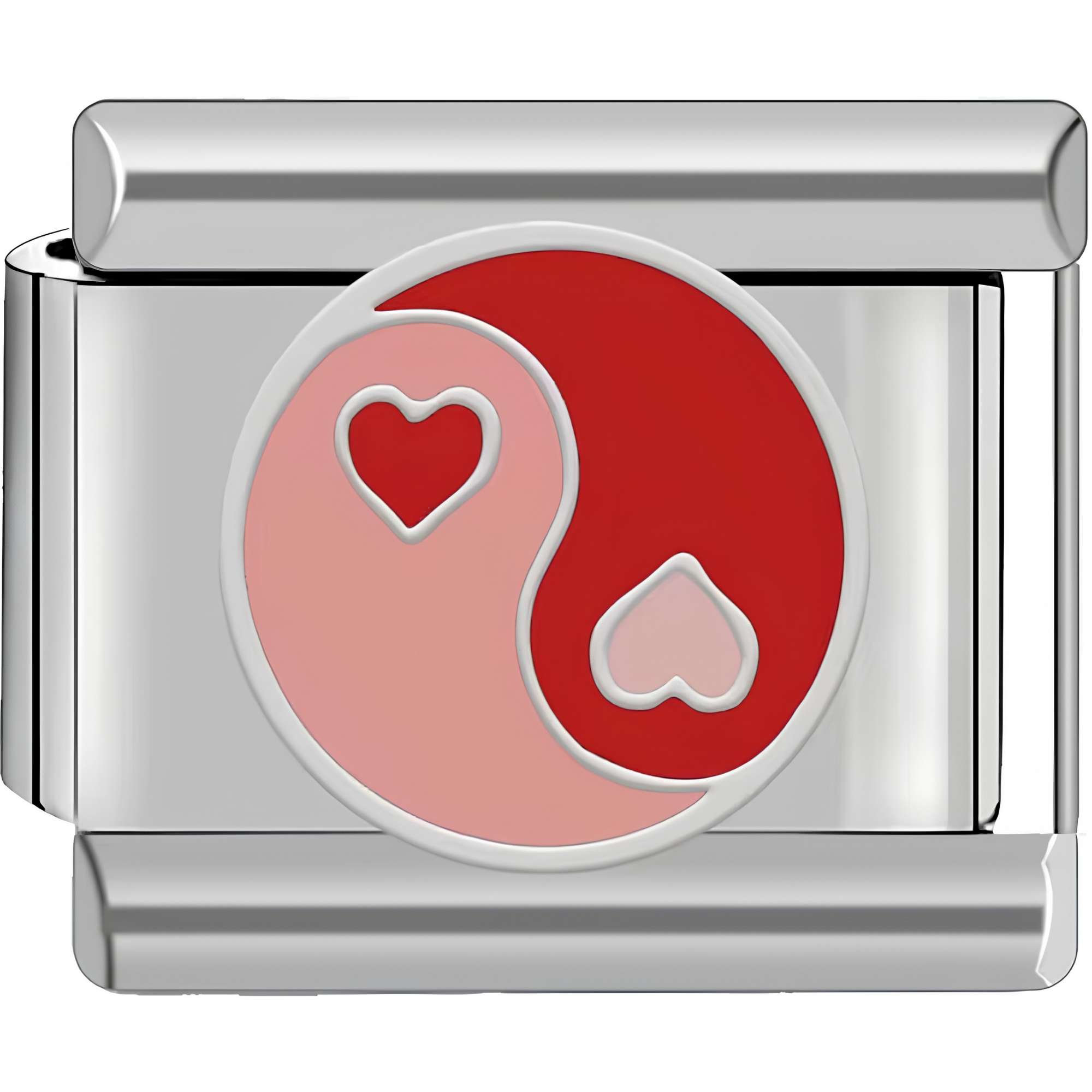 Red & Pink Yin Yang Charm