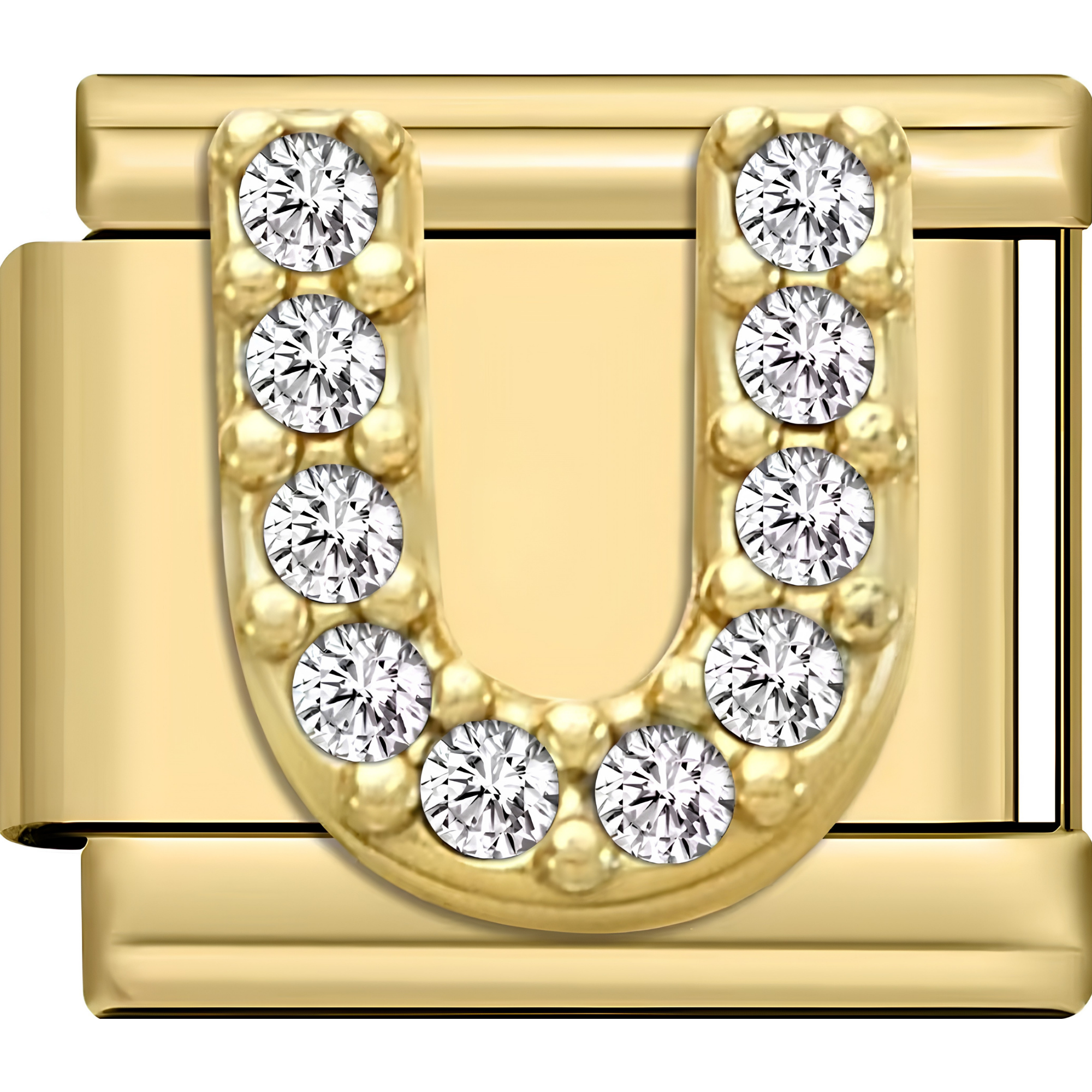 Sparkly Letter Charms