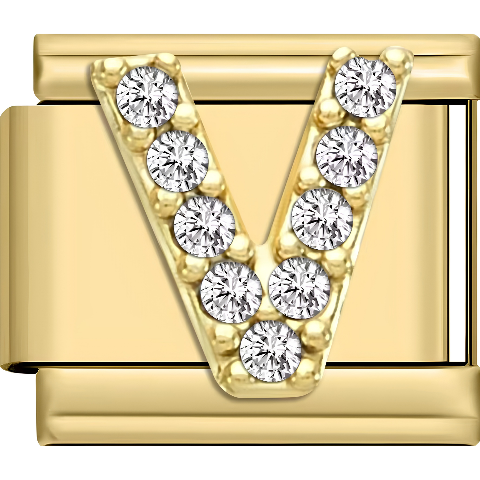 Sparkly Letter Charms