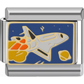 Rocket in Space Charm