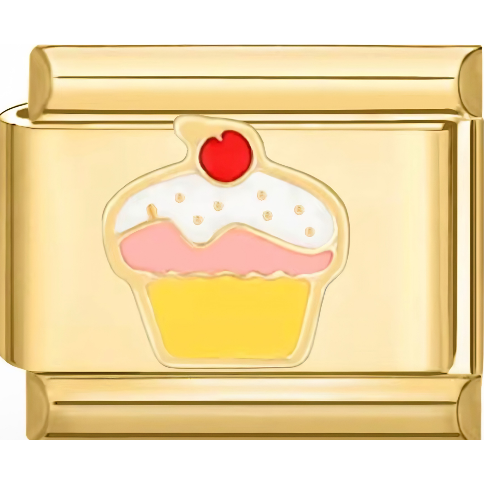 Pink Cupcake Charm
