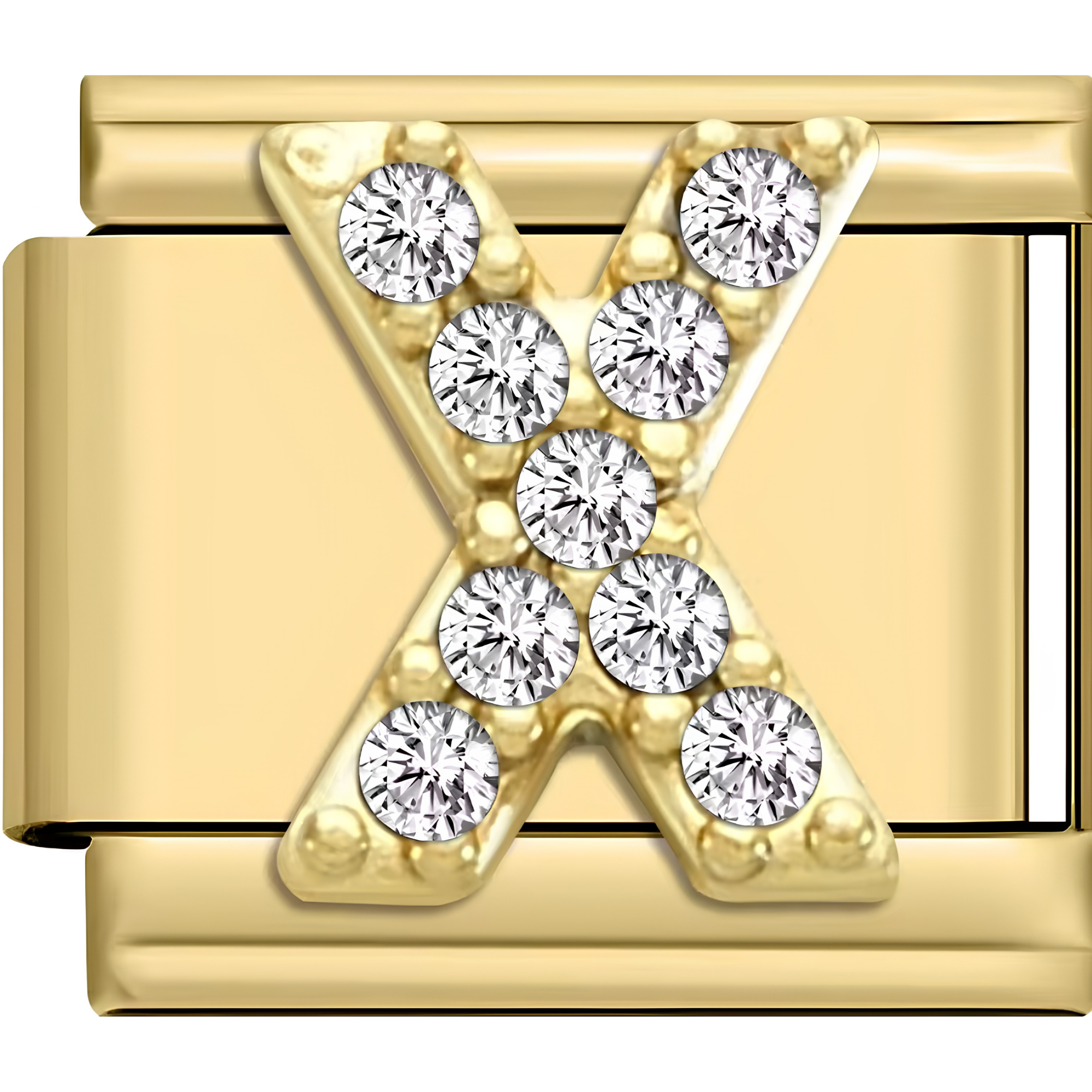 Sparkly Letter Charms
