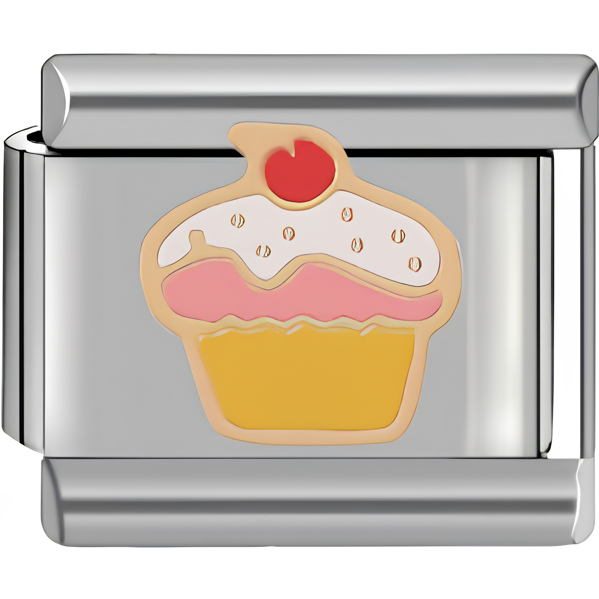 Pink Cupcake Charm