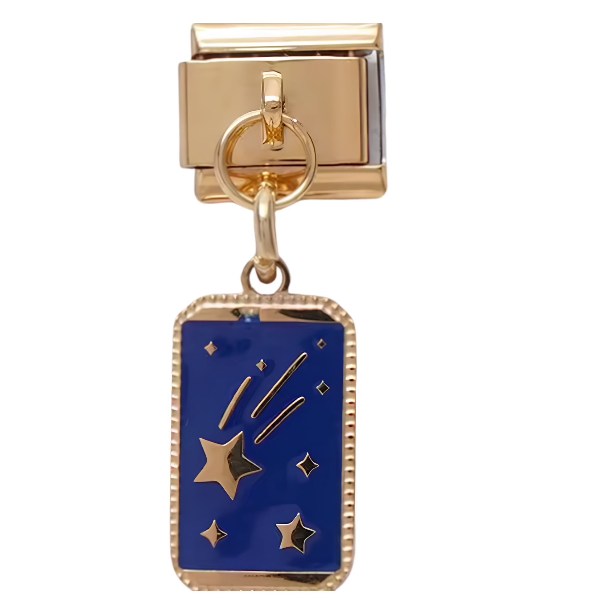Blue Shooting Star Dangle Charm