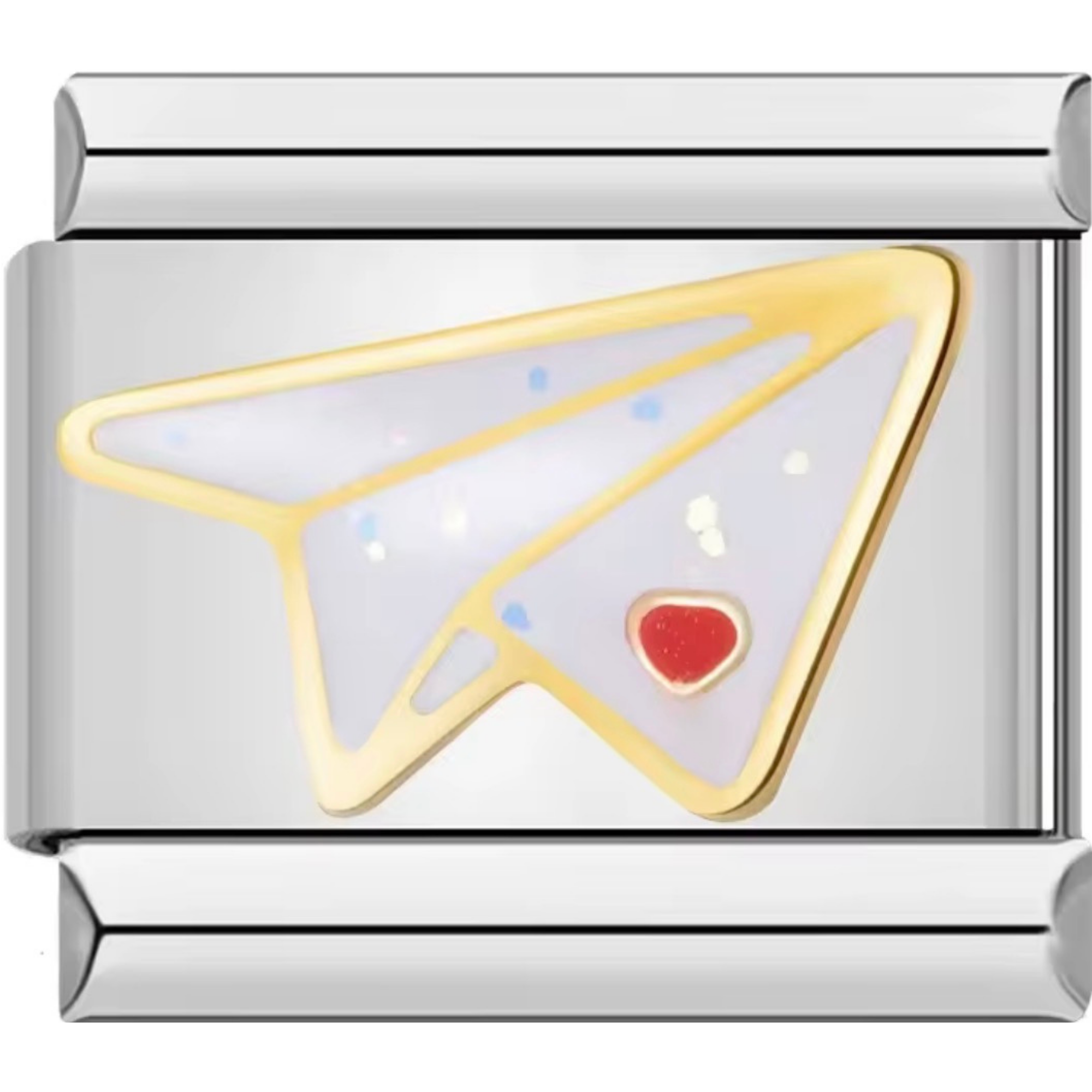 Paper Airplane Charm
