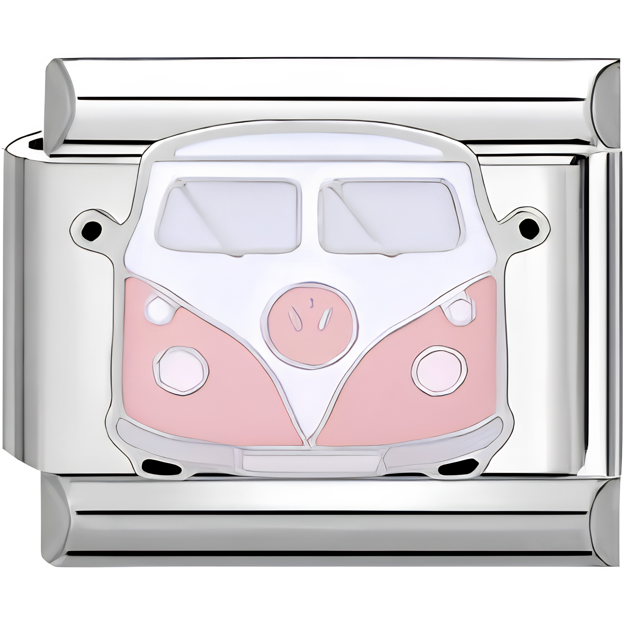 Pink Volkswagen Van Charm