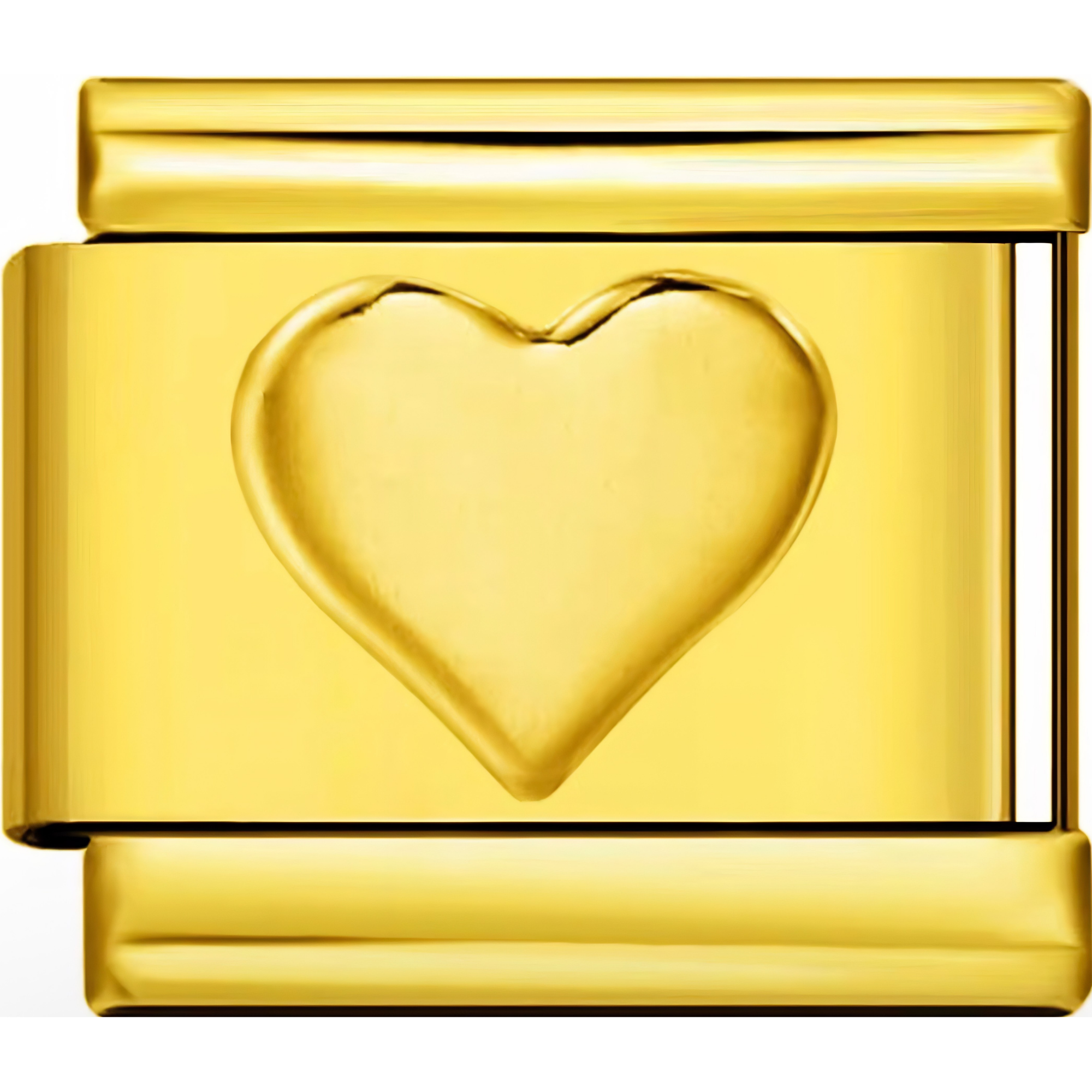Single Raised Heart Charm