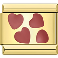 Colorful Heart Charms