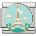 Blue Eiffel Tower Charm