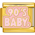 Pink "90's Baby" Charm