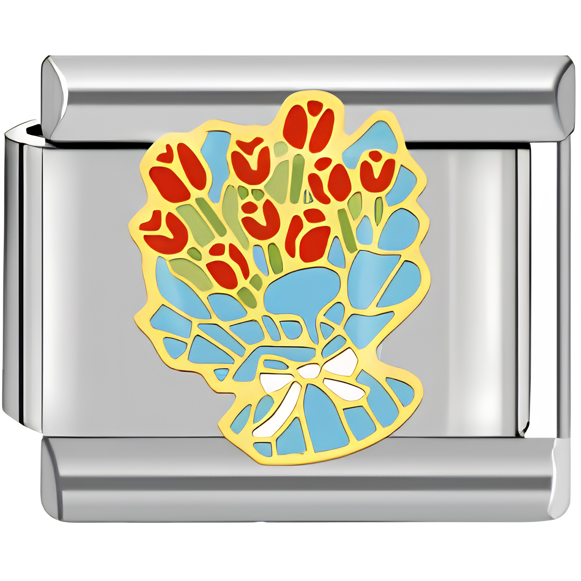 Blue Bouquet Charm
