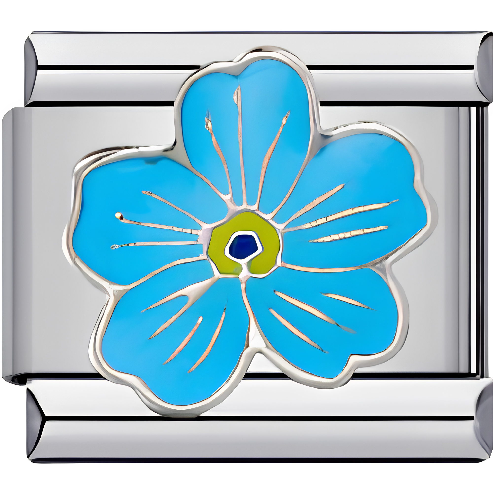 Blue Flower Charm