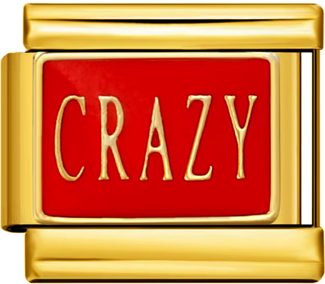 Red "Crazy" Charm